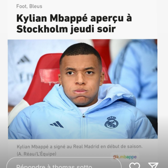 Face aux nombreuses critiques qui s'abattent sur Kylian Mbappé depuis son récent voyage à Stockholm, Thomas Sotto a pris la défense de l'attaquent français sur Instagram.