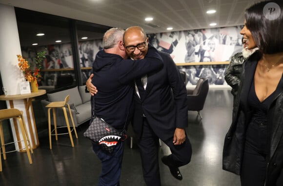 Exclusif - La présentation du film "4 Zéros" aux joueurs de l'équipe de France à Clairefontaine le 8 octobre 2024 © Alain Guizard/ABACAPRESS.COM