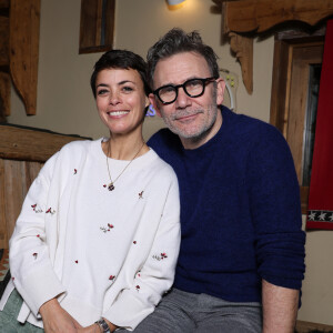 Bérénice Bejo et son mari Michel Hazanavicius - 15ème edition des Arcs Film Festival dans la station Les Arcs à Bourg-Saint-Maurice le 21 décembre 2023. © Denis Guignebourg/BestImage