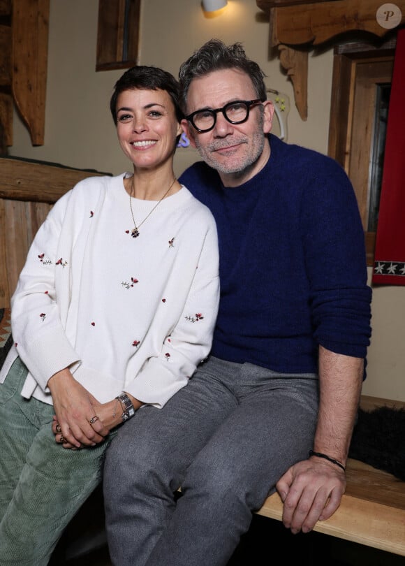 Bérénice Bejo et son mari Michel Hazanavicius - 15ème edition des Arcs Film Festival dans la station Les Arcs à Bourg-Saint-Maurice le 21 décembre 2023. © Denis Guignebourg/BestImage