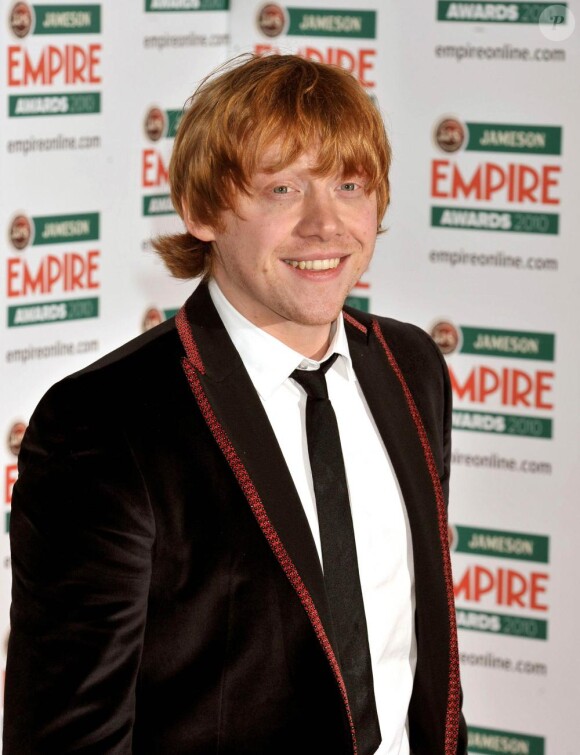 Rupert Grint lors des Empire Film Awards à Londres le dimanche 28 mars 2010