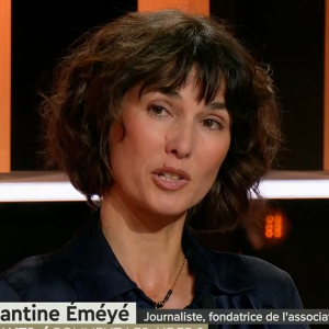 Eglantine Eméyé se confie sur son fils Samy dans "C ce soir", sur France 5, le 8 octobre 2024