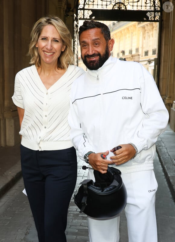 Maud Fontenoy et Cyril Hanouna à la cérémonie de remise des prix pédagogiques pour l'Océan de la Maud Fontenoy Foundation le 8 juin 2023 au coeur du magnifique Théâtre de l'Oeuvre. © Coadic Guirec / Bestimage 