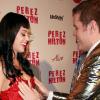 La très sexy Katy Perry et Perez Hilton lors de la fête d'anniversaire des 32 ans de Perez Hilton au Paramount Studios à Hollywood le 27 mars 2010