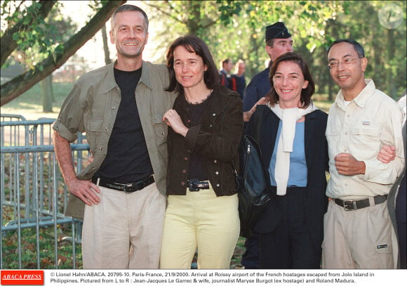 Jean-Jacques Le Garrec et sa femme, Maryse Burgot et  Roland Madura © Lionel Hahn/ABACA. 20795-10.