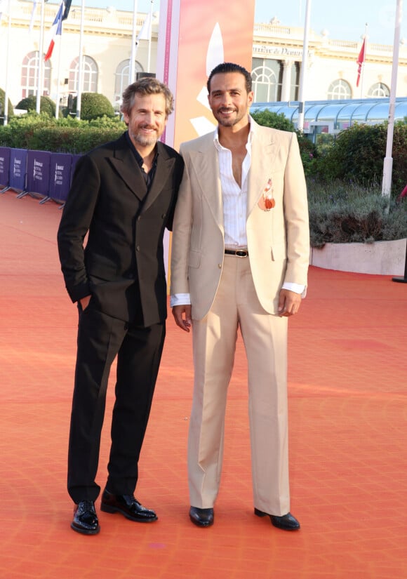 Guillaume Canet et Yodelice (Maxim Nucci) - Arrivées à la cérémonie de clôture et la projection du film Joika lors de la 49ème édition du festival du film américain de Deauville le 9 septembre 2023. © Denis Guignebourg / Bestimage