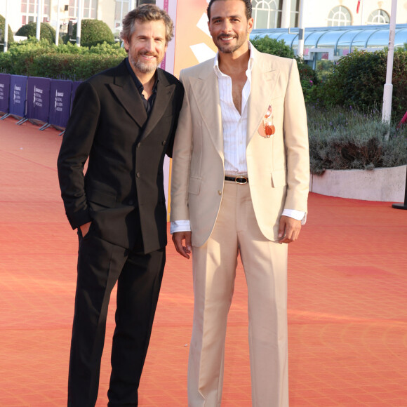 Guillaume Canet et Yodelice (Maxim Nucci) - Arrivées à la cérémonie de clôture et la projection du film Joika lors de la 49ème édition du festival du film américain de Deauville le 9 septembre 2023. © Denis Guignebourg / Bestimage