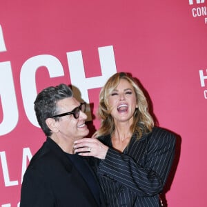 Marc Lavoine et sa compagne Adriana Karembeu au photocall du "concerto pour la paix" de Omar Harfouch au Théâtre des Champs-Elysées à Paris le 18 septembre 2024. © Rachid Bellak / Bestimage