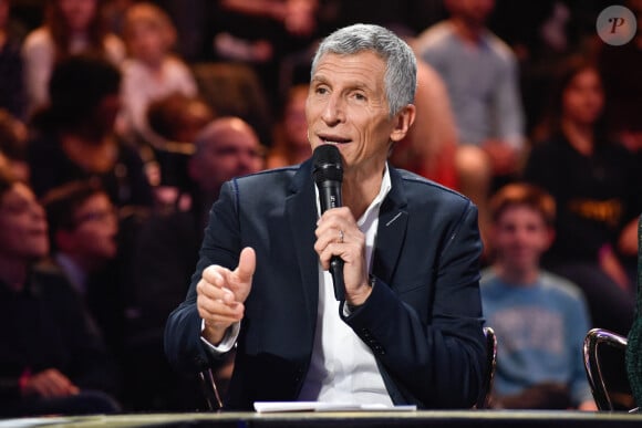 Nagui during the 31th Telethon, France's biggest annual fund-raising event with 30 hours of live television transmission, on December 9, 2017 in Pavillon Baltard, Nogent-Sur-Marne, France. Photo by Vincent Gramain / ABACAPRESS.COM 