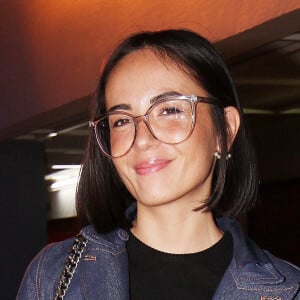 Agathe Auproux lors de la journée nationale de la lutte contre le harcèlement à l'école au lycée Pierre-Gilles de Gennes - ENCPB à Paris, France, le 7 novembre 2023. © Jonathan Rebboah/Panoramic/Bestimage