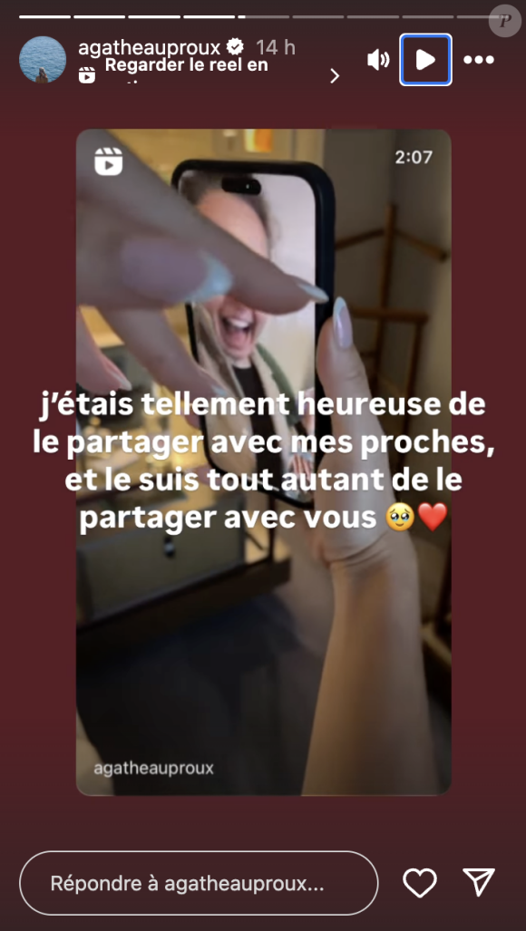 Agathe Auproux annonce être fiancée à son mystérieux compagnon ! Instagram