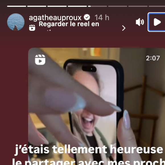 Agathe Auproux annonce être fiancée à son mystérieux compagnon ! Instagram