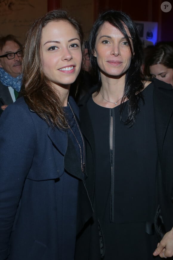 Dounia Coesens et Laetitia Fourcade - 9ème édition de l'assemblée des médias et du 7ème art au théâtre Antoine à Paris, France, le 9 janvier 2017. © CVS/Bestimage (No Web No Blog pour la Belgique et la Suisse) 