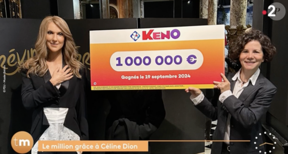 Une fan de Céline Dion a remporté un million d'euros au Keno après avoir joué les dates de la vie de la chanteuse.