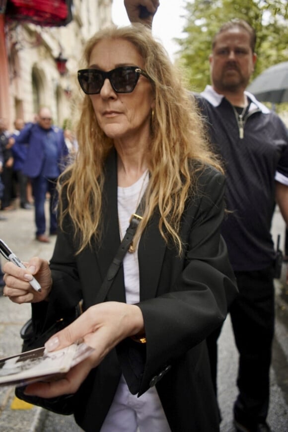 Céline Dion à Paris pour la cérémonie d'ouverture des Jeux olympiques de Paris 2024.