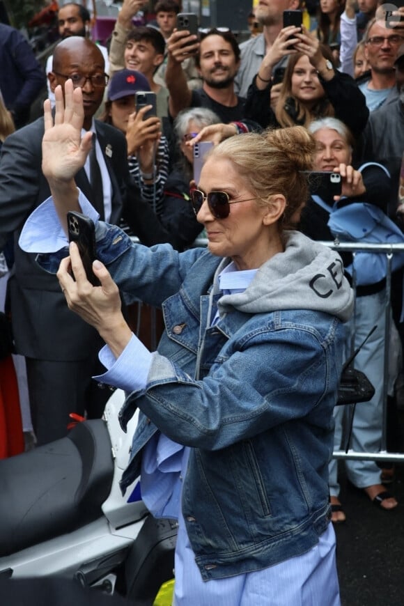 Céline Dion à Paris pour la cérémonie d'ouverture des Jeux olympiques de Paris 2024.