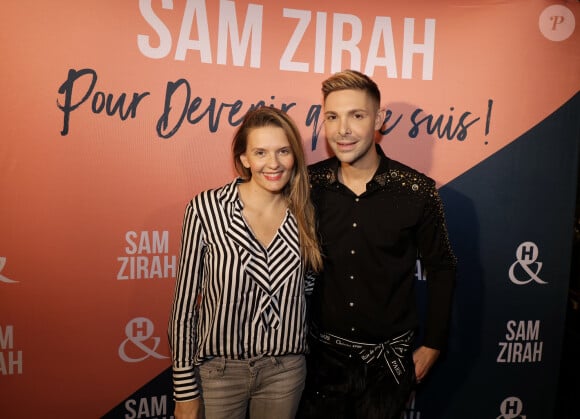 Exclusif - Déborah Grunwald et Sam Zirah - Sortie du livre du Youtubeur Sam Zirah "Pour devenir qui je suis" à la Villa Beaumarchais à Paris. Le 5 novembre 2019 © Cédric Perrin / Bestimage