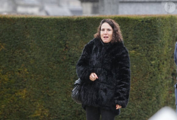 Mazarine Pingeot - Le président de la république Francois Hollande à l'occasion du 20ème anniversaire de la mort de François Mitterrand au cimetière de Jarnac et ensuite à la maison d'enfance de l'ancien président à Jarnac, le 8 janvier 2016. © Patrick Bernard - Thibaud Moritz / Bestimage