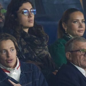 Pierre Sarkozy dans les tribunes lors du match de Ligue Des Champions (LDC) "PSG - PSV Eindhoven (1-1)" au Parc des Princes à Paris, le 22 octobre 2024.