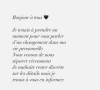 "Je tenais à prendre un moment pour vous parler d'un changement dans ma vie personnelle. Nous venons de nous séparer récemment. Je souhaite rester discrète sur les détails mais je tenais à vous en informer"
Léa (Mariés au premier regard) annonce sa séparation avec Christophe. Instagram