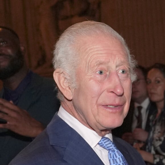 Le roi Charles III d'Angleterre lors de la réception pour les chefs d'entreprises internationales à la cathédrale Saint-Paul de Londres, Royaume Uni, le 14 octobre 2024. © Alpha Press/Bestimage 