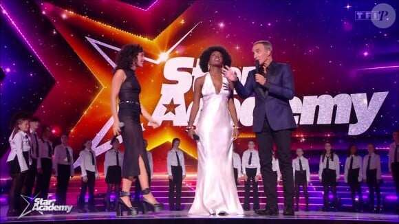 Que téléspectateurs, public et professeurs ont applaudie
Capture du prime de la "Star Academy"