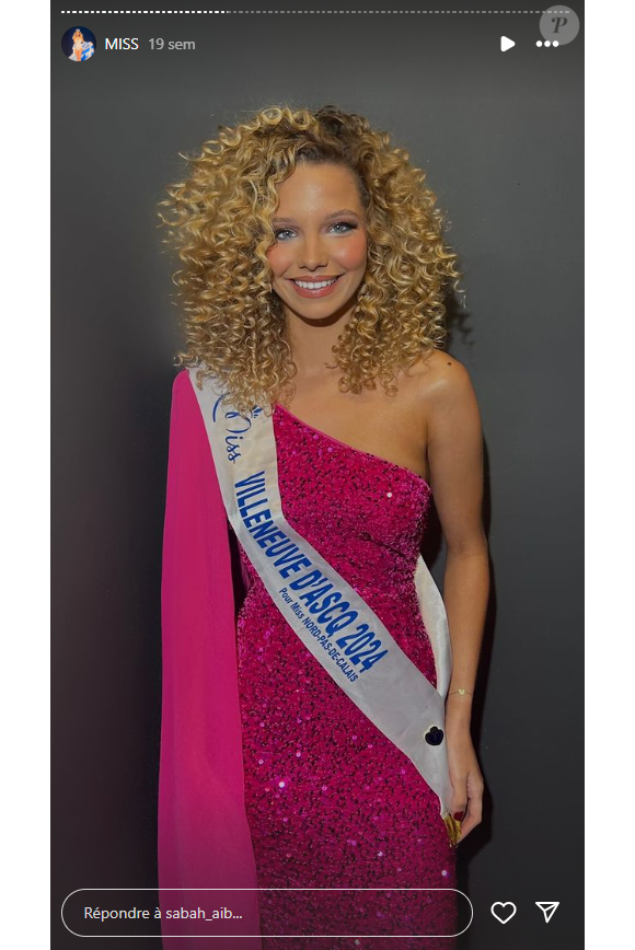 Mais à peine élue, elle doit déjà faire face à des critiques.
Sabah Aib, Miss Nord-pas-de-Calais 2024 en route pour Miss France 2025.