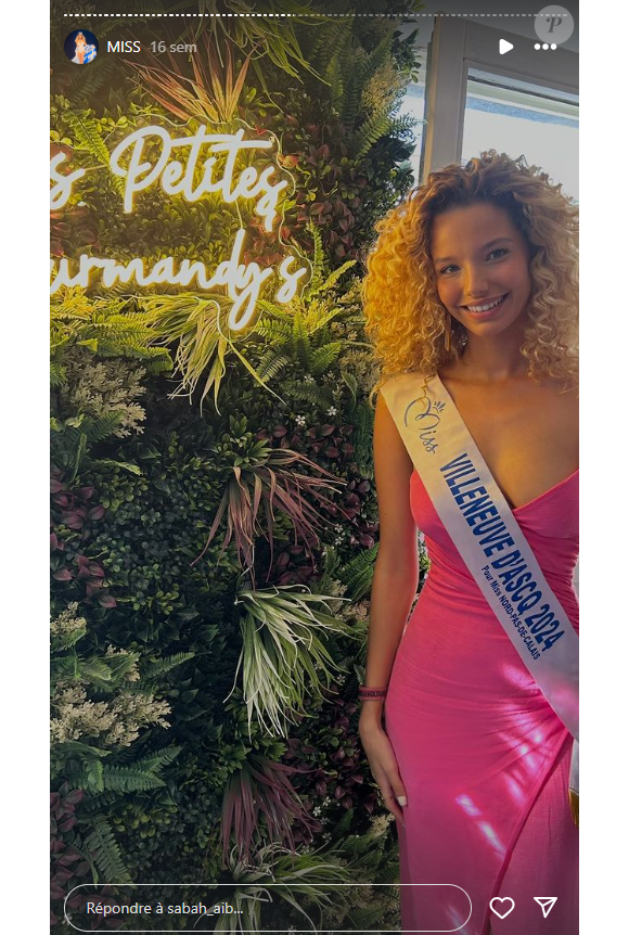 Sabah Aib, Miss Nord-pas-de-Calais 2024 en route pour Miss France 2025.