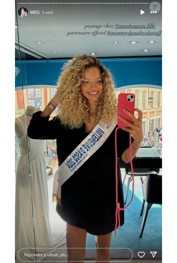 L'occasion de clouer le bec à ses détracteurs !
Sabah Aib, Miss Nord-pas-de-Calais 2024 en route pour Miss France 2025.