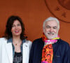 Nul doute qu'il sera épaulé par sa compagne Catherine Bancarel.
Cathy Bancarel et son compagnon Pascal Praud au village lors des Internationaux de France de tennis de Roland Garros 2024, à Paris, France, le 1er juin 2024. © Jacovides-Moreau/Bestimage