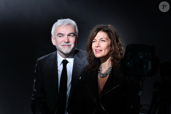 Pascal Praud et sa femme Catherine - Cérémonie de clôture du 7 ème Festival de cinéma et musique de film de La Baule, le 26 juin 2021.