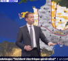 Christophe Person fait ses adieux à BFMTV et présente son dernier bulletin météo.