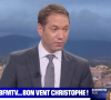 Christophe Person fait ses adieux à BFMTV et présente son dernier bulletin météo.