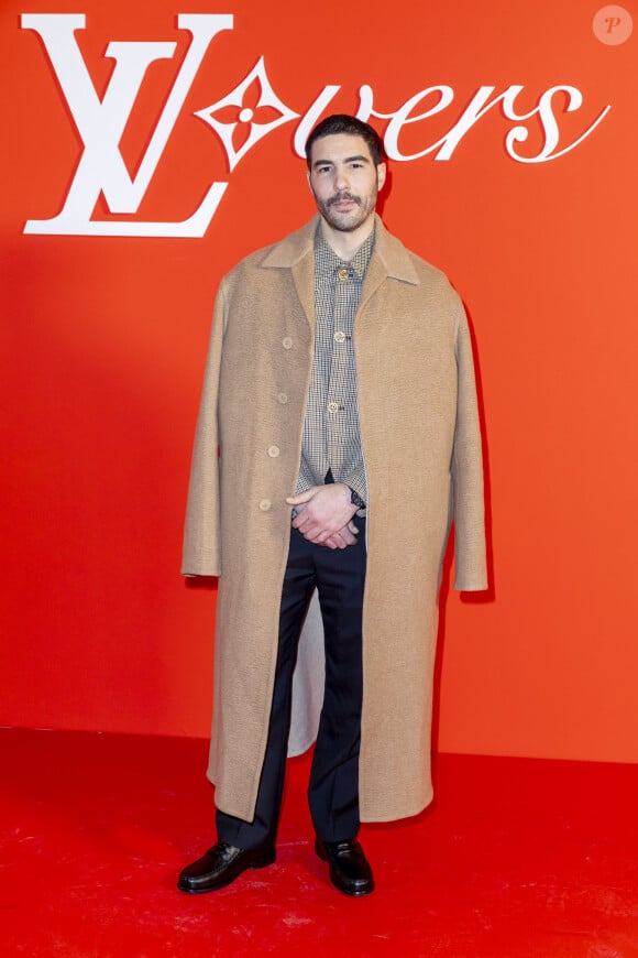 Tahar Rahim – Photocall du Défilé de mode Louis Vuitton Homme, Collection Automne-Hiver 2024/2025 dans le cadre de la Fashion Week de Paris, France, le 16 Janvier 2024. © Olivier Borde / Bestimage 