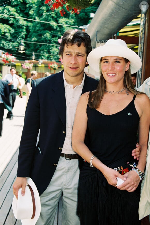 Une romance qui s'est mal terminée comme elle l'avait fait savoir.
Laurent Gerra et Mathilde Seigner en 1999.