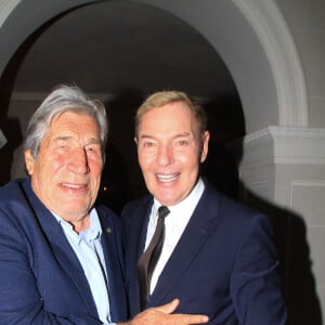 Exclusif - Jean-Pierre Castaldi, Tony Gomez - JP.Castaldi fête son anniversaire (80 ans) au restaurant "Laurent" à Paris le 1er octobre 2024. © Philippe Baldini / Bestimage 