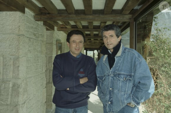 Tous les grands du cinéma y sont passés...En France, en Normandie, Claude Lelouch et Michel Drucker. © Bruno Schneider via Bestimage