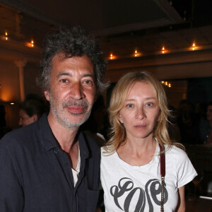 Exclusif - Éric Elmosnino et Sylvie Testud - " Une soirée en Absurdie ", organisée par Stéphane de Groodt au profit de l'association AMC France-Ukraine au Théâtre de l'Oeuvre à Paris le 10 Mai 2022. © Bertrand Rindoff / Bestimage 