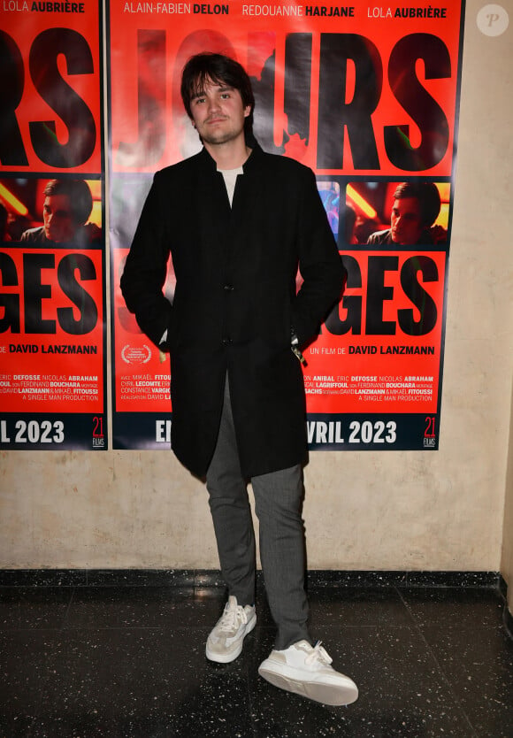 Alain-Fabien Delon lors de l'avant-première du film "Jours sauvages" au cinéma Max Linder à Paris le 3 avril 2023. © Veeren / Bestimage