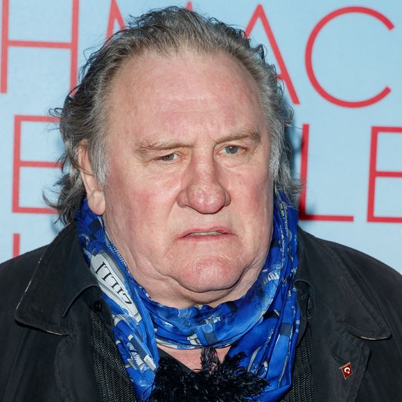 Gérard Depardieu à la première du film "The Taste of Small Things" à Berlin le 12 janvier 2023.