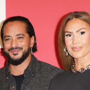 Et sa voisine n'est autre que Vitaa, son acolyte 
Slimane et Vitaa au photocall du "concerto pour la paix" de Omar Harfouch au Théâtre des Champs-Elysées à Paris le 18 septembre 2024. © Coadic Guirec / Bestimage 