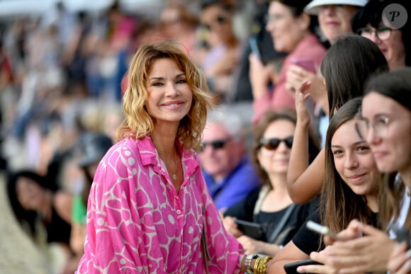 Ingrid Chauvin attends the Demain Nous Appartient attends during the 25th La Rochelle Fiction Festival on September 16, 2023 in La Rochelle, France.