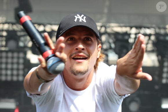 Nekfeu - Quatrième jour du festival Fnac Live sur le parvis de l'Hôtel de Ville à Paris. Le 18 juillet 2015