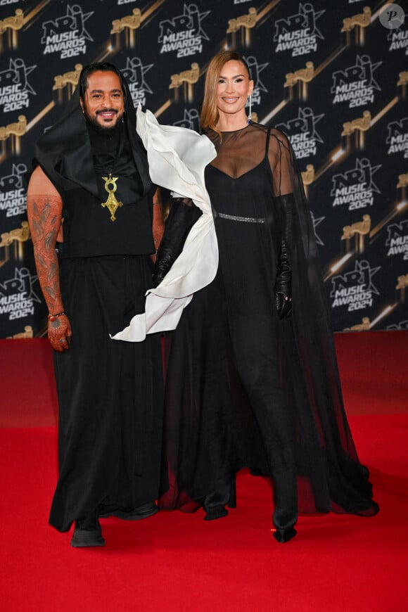 Slimane et Vitaa - Photocall de la 26ème édition des NRJ Music Awards au palais des festivals de Cannes, le 1er novembre 2024. © Bebert / Guignebourg / Bestimage