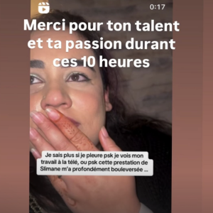 Elle a également remercié Slimane pour sa patience, lui, qui l'avait également remercié pour son travail exceptionnel. 
Instagram @paradis_du_henne