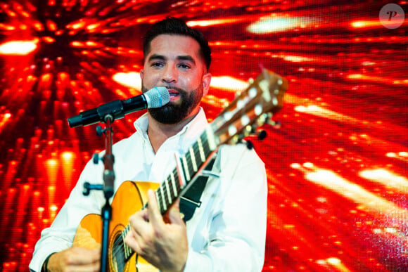 Le chanteur admet qu'avec lui, sa fille a du mal à se séparer, sachant qu'il est plus indulgent
Exclusif - Kendji Girac - 12ème édition de la soirée Global Gift Gala à l'hôtel Four Seasons George V à Paris le 5 octobre 2024. 