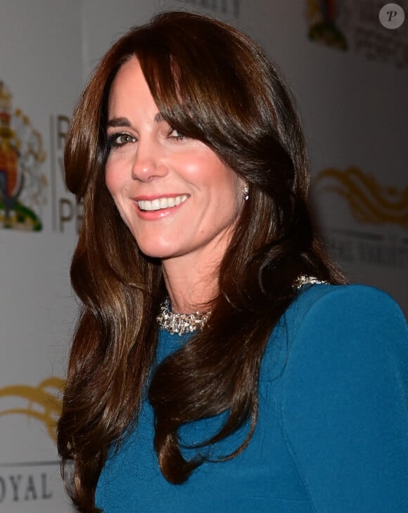 Catherine (Kate) Middleton, princesse de Galles arrive aà la soirée Royal Variety Performance au Royal Albert Hall à Londres, Royaume Uni, le 30 novembre 2023. 