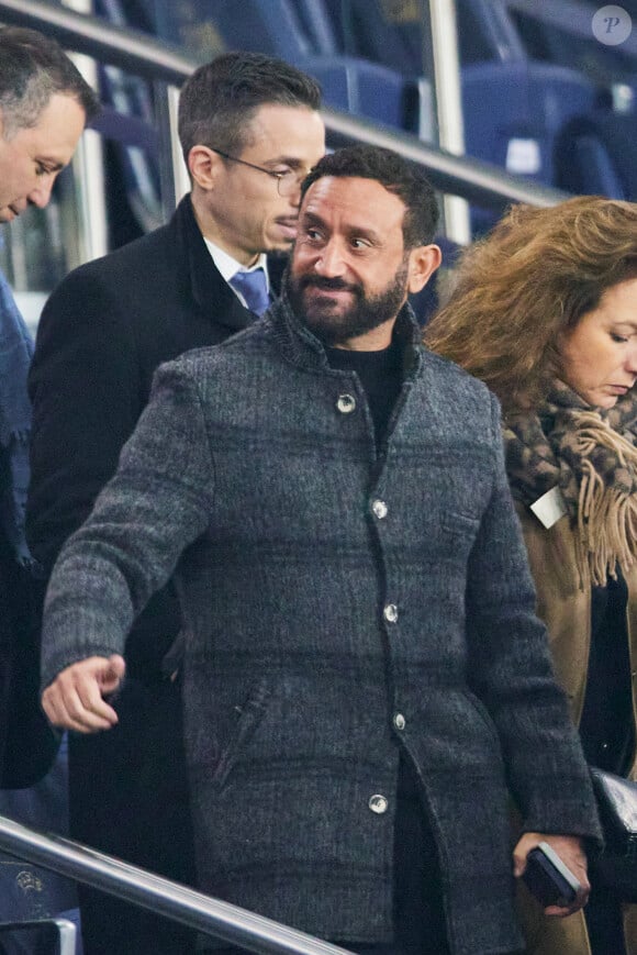 Cyril Hanouna - Célébrités assistent au match de Ligue des champions entre le PSG et l'Atlético de Madrid au Parc des Princes à Paris le 6 novembre 2024. © Cyril Moreau/Bestimage