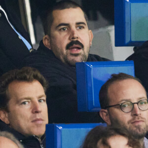 Artus - Célébrités assistent au match de Ligue des champions entre le PSG et l'Atlético de Madrid au Parc des Princes à Paris le 6 novembre 2024. © Cyril Moreau/Bestimage