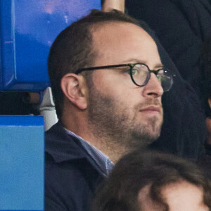 Artus - Célébrités assistent au match de Ligue des champions entre le PSG et l'Atlético de Madrid au Parc des Princes à Paris le 6 novembre 2024. © Cyril Moreau/Bestimage